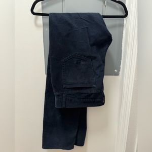 J. Crew 484 Slim Fit Corduroy Pants in Blue - Men’s (33/34)